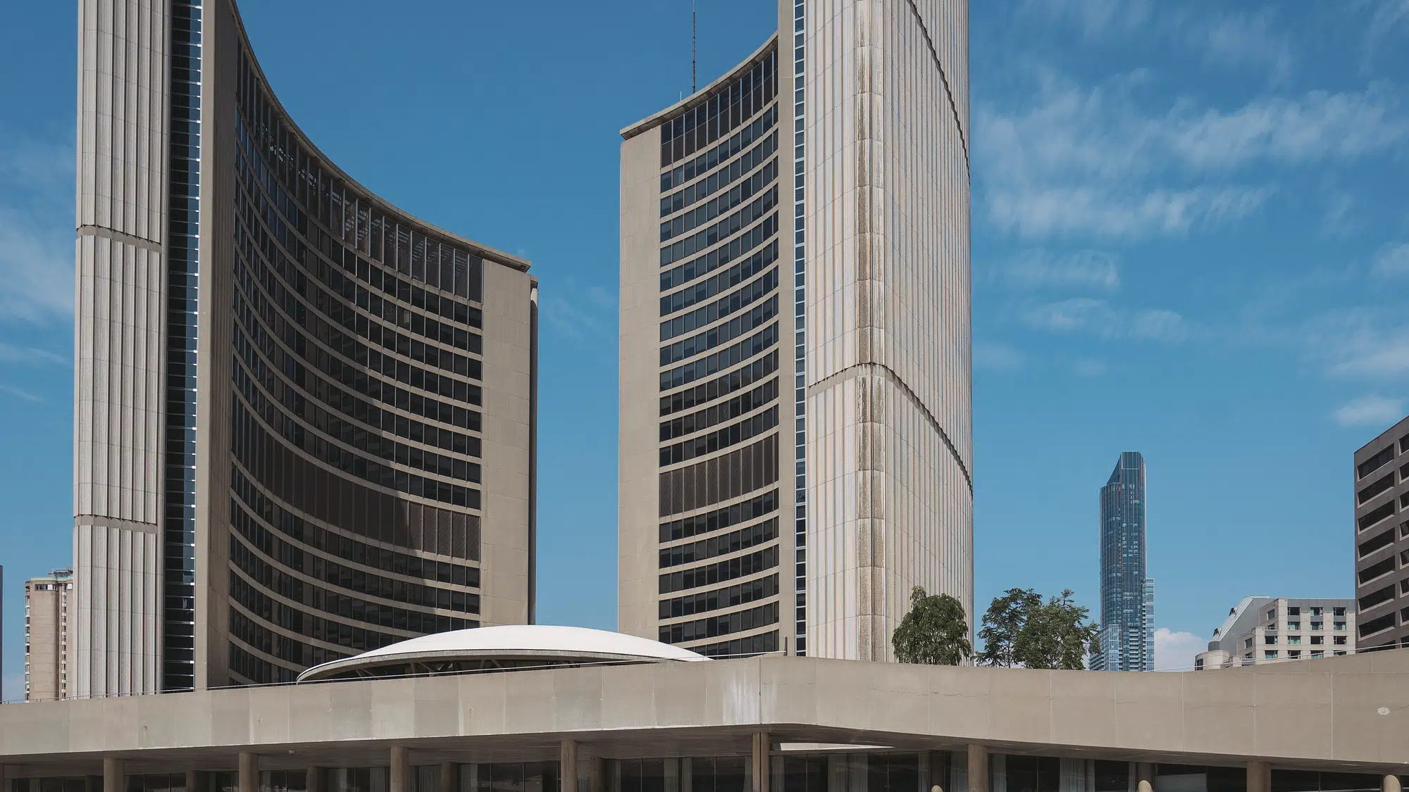 A photo of new City Hall