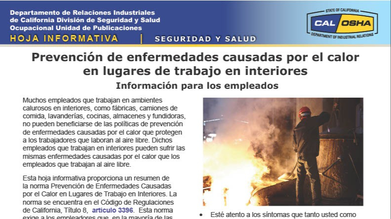 <p class="">Heat Illness Prevention- Spanish</p>