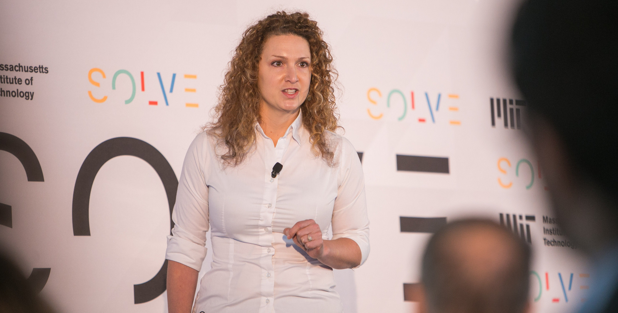Jessica Hubley pitches AnnieCannons at Solve Challenge Finals 2017. Jessica Hubley pitches AnnieCannons at Solve Challenge Finals 2017.
