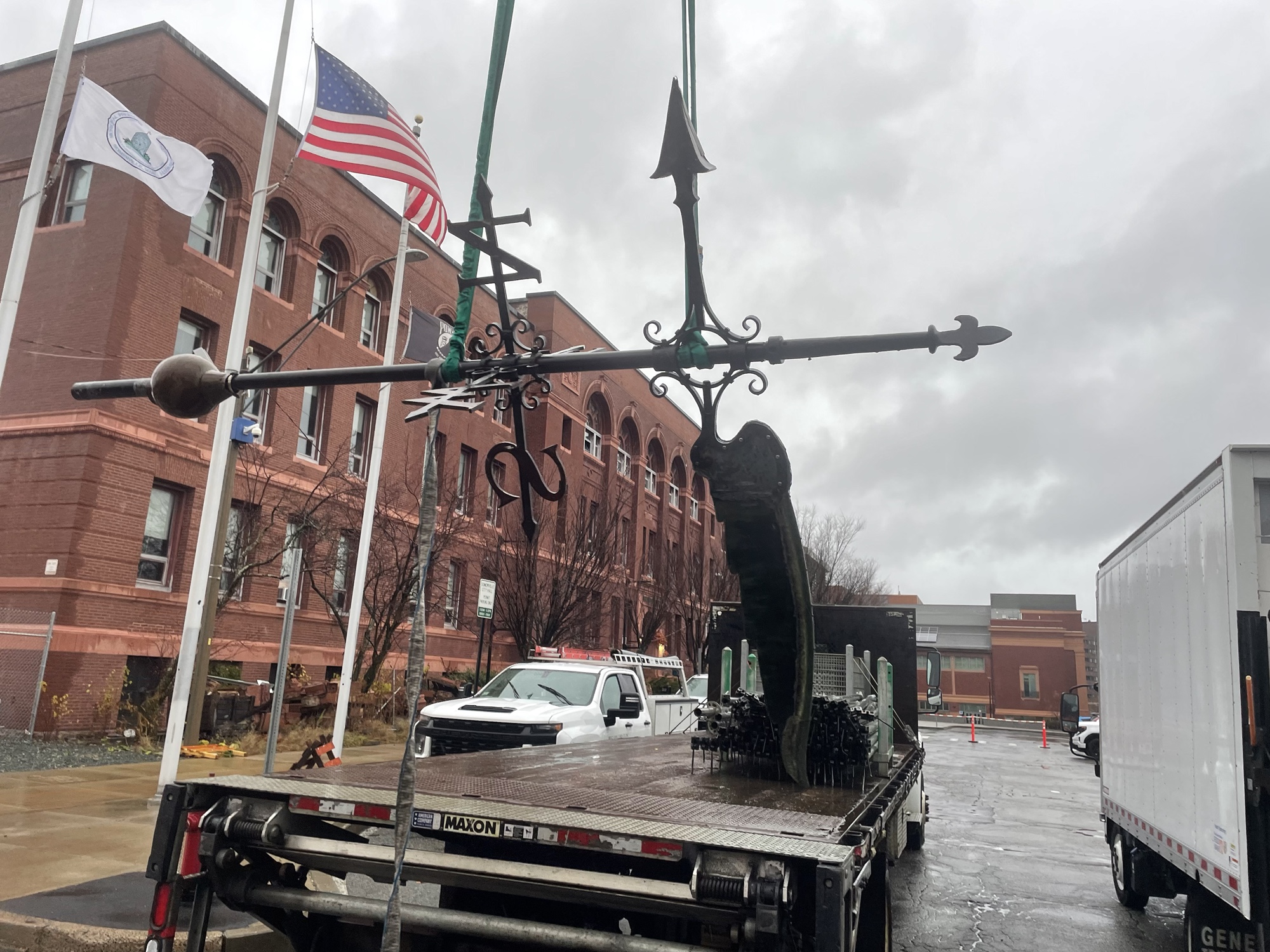 Weathervane removed from City Hall set for restoration