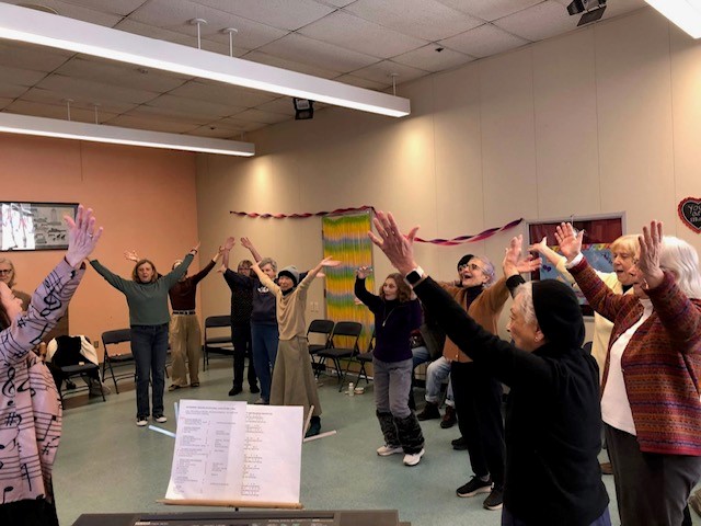 Members of the Council of Aging Active Agers program participating. 