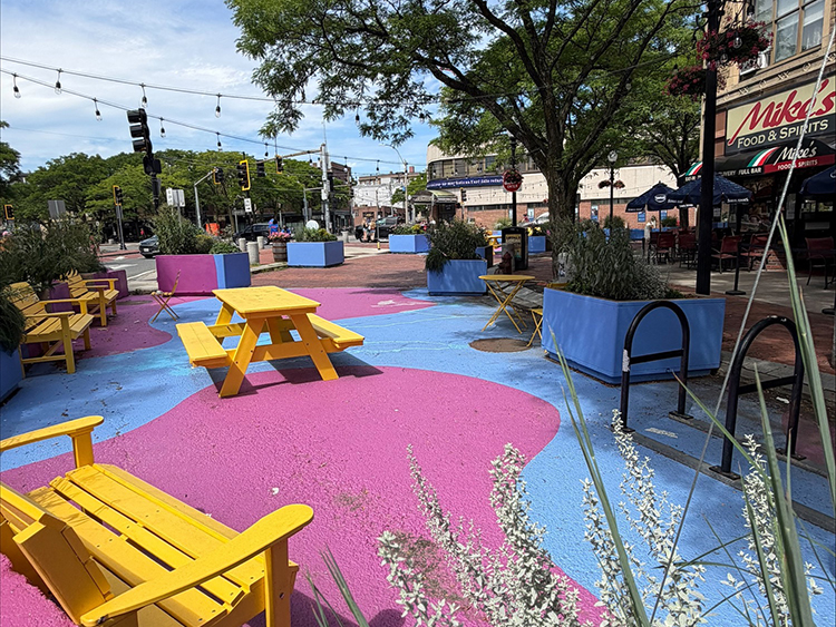 Davis Square after a glow up