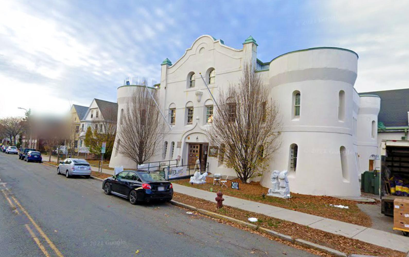 Front exterior of the Somerville Armory