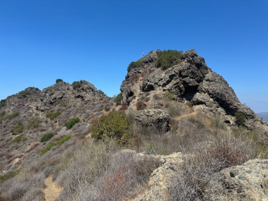 View of the Summit from just bellow on Ladyface mt.