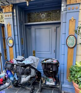 Disneyland old club 33 door is stroller parking 2025