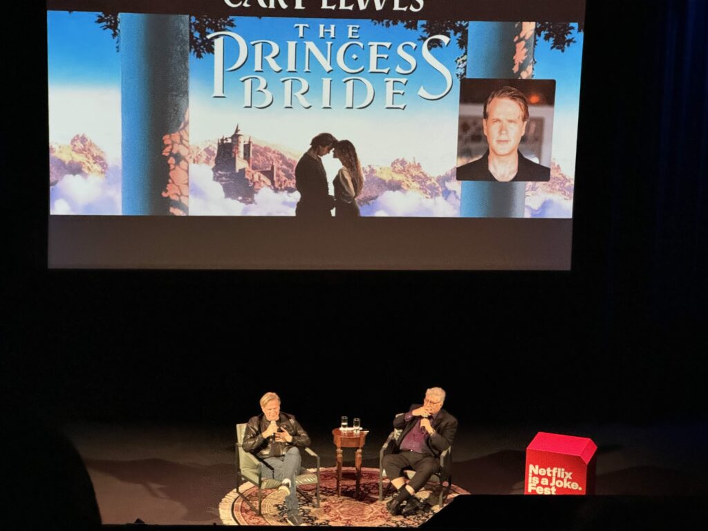 Maurice LaMarche and Cary Elwes at The Princess Bride screening
