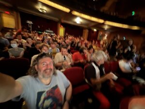 be3n in palace theatre. a selfie looking towards the back of theatre.