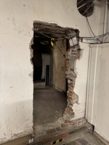 Palace Theatre Basement - hole with wifi