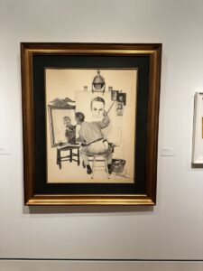Norman Rockwell, self portrait