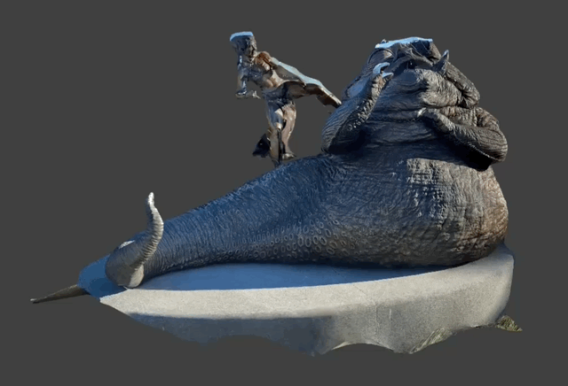 princess leia slays jabba the hutt