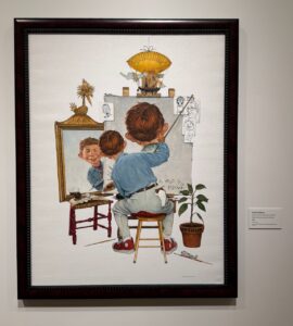 Alfred E. Neuman and Norman Rockwell (2002) by Richard Williams