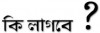 কি লাগবে?