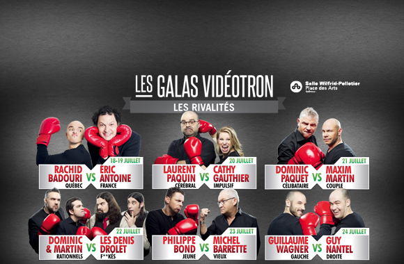 Promotion - Galas Juste pour rire 2016