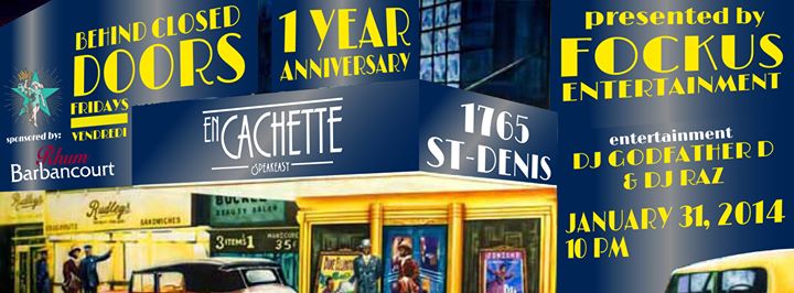 1 year anniversary of Behind Closed Doors Fridays!