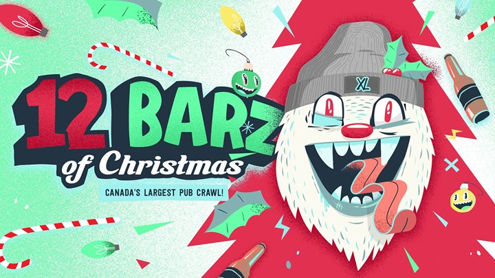 13th Annual 12 BARZ of Christmas - Montreal