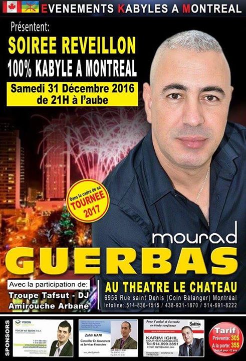 1er Reveillon 100% Kabyle a Montreal 