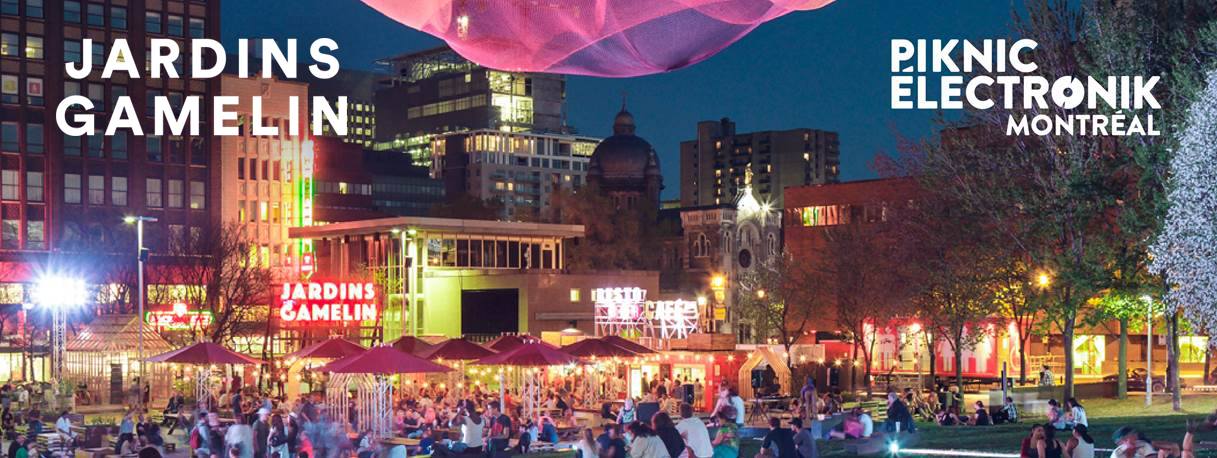 Piknic Électronik aux Jardins Gamelin