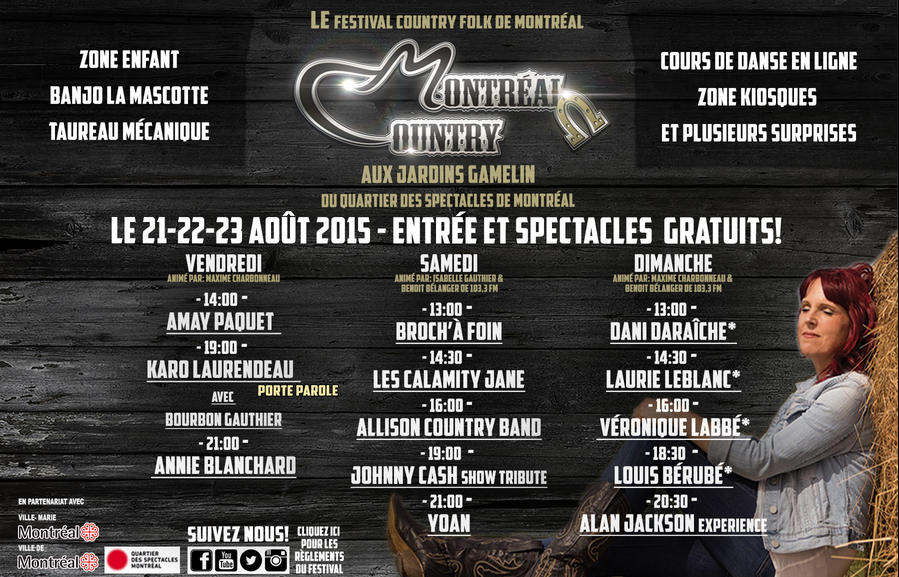 Festival Montréal Country