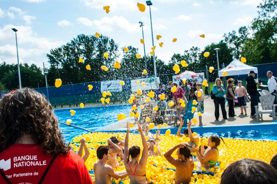 Course de canards à Pointe-Claire