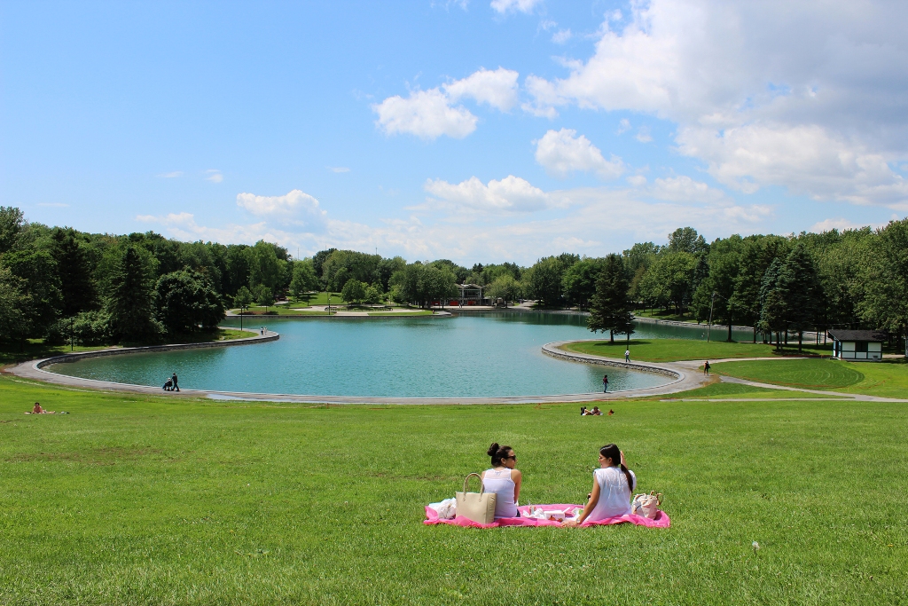 Kiosque d'animation 'Le lac aux Castors, d'hier à aujourd'hui'