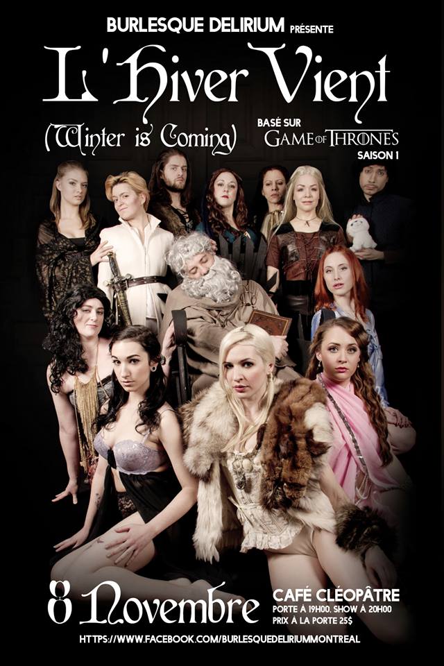 Game of Thrones… dans un cabaret burlesque!