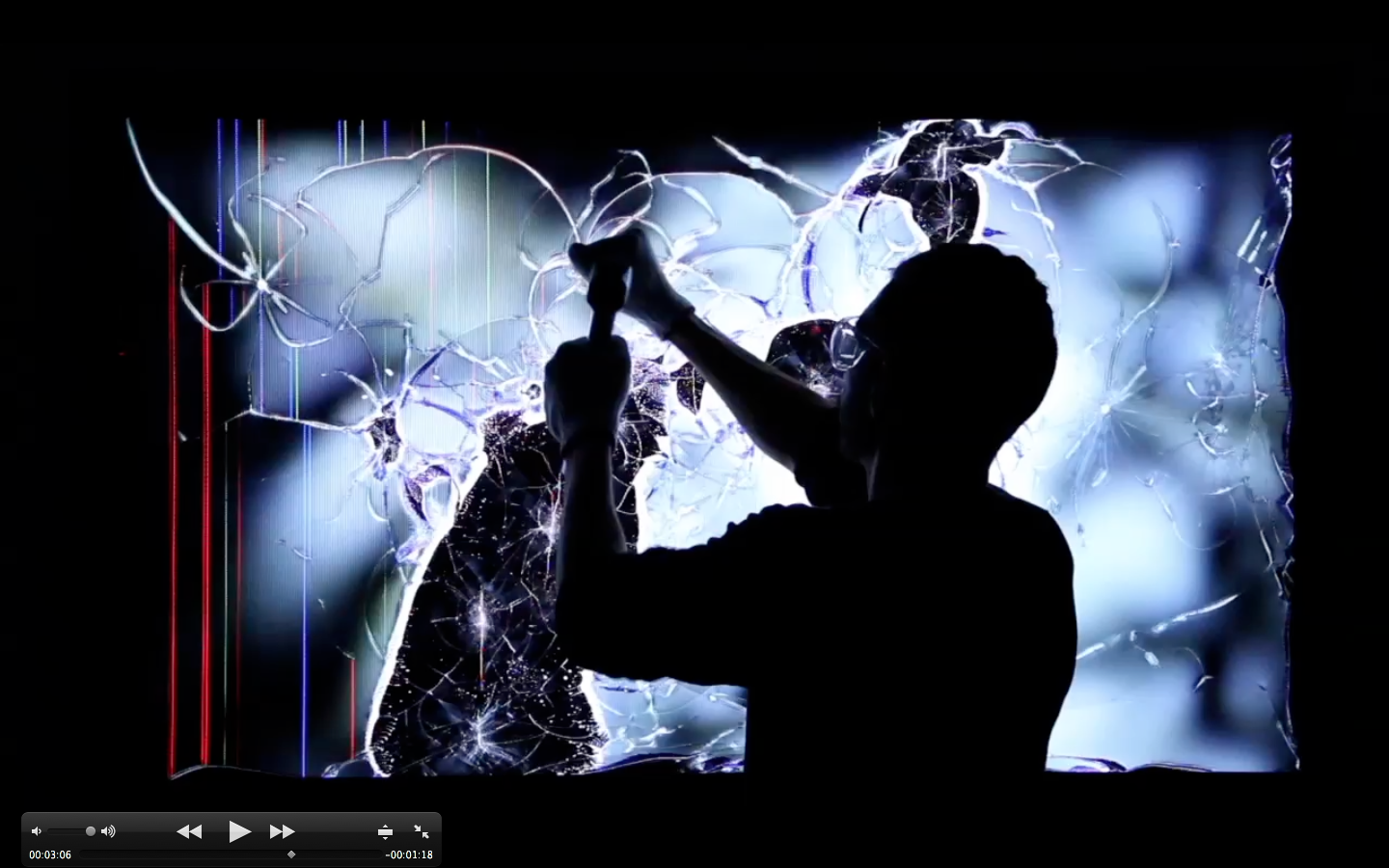 Vidéo Pistoletto – Oli Sorenson – Installation et performances en vitrine