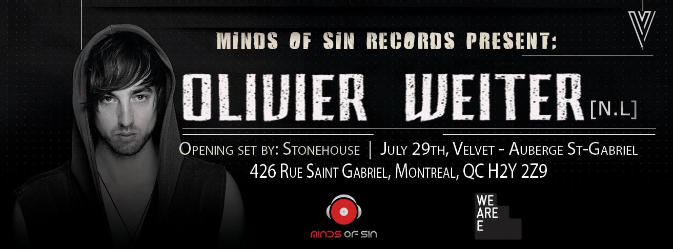 Minds Of Sin Records : Olivier Weiter [NL] - Stonehouse