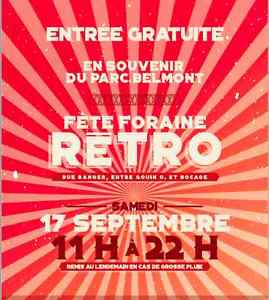 Fête foraine rétro et cinéma en plein air