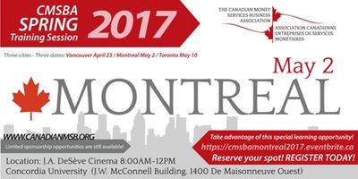 2017 CMSBA Spring Training - Montreal