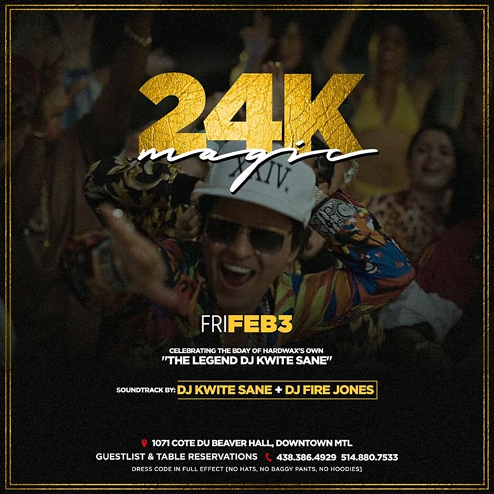 24K MAGIC/RUDE AWAKENING *Aquarius Bday Weekend Extravaganza