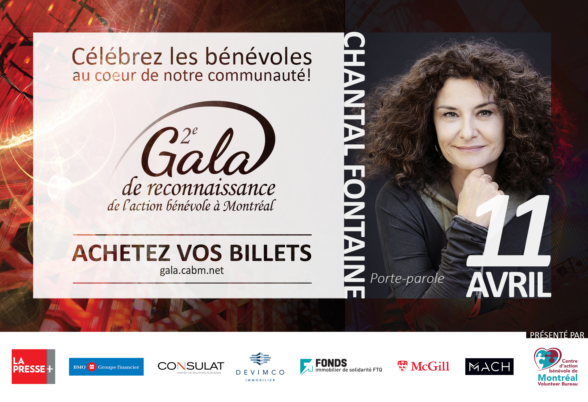 2e Gala de reconnaissance de l'action bénévole a Montréal