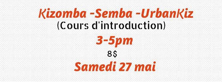 2h de cours d'introduction - samedi 27 mai 2017