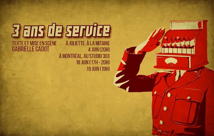 3 ans de service, au Studio 303, Montréal