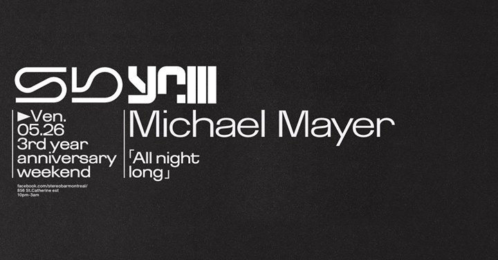 3 Yrs of SB: Michael Mayer (All Night Long)