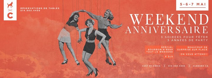 3e Anniversaire du Clébard