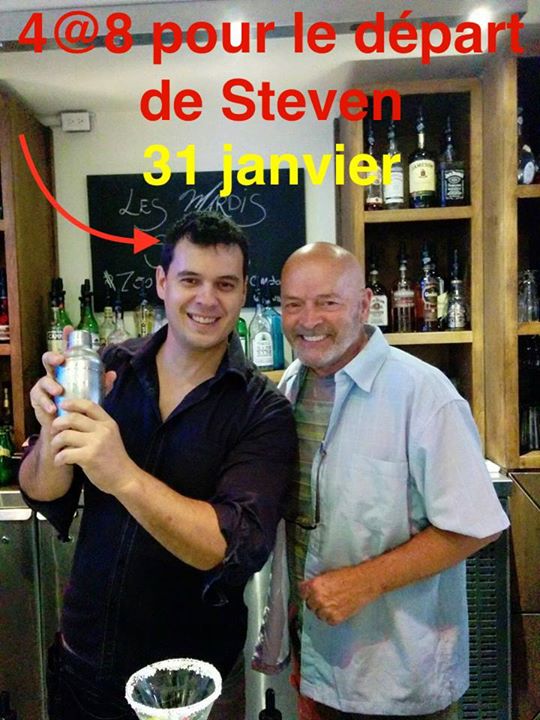 4@8 pour le départ de Steven