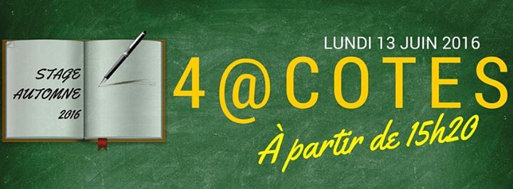 4@cotes - Stage automne 2016