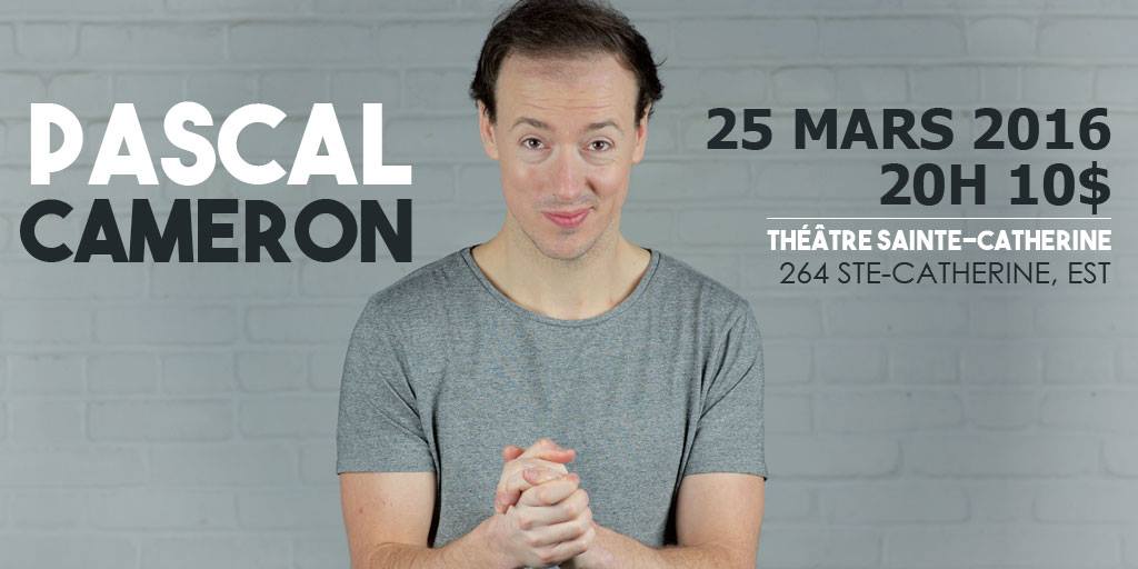60 minutes de comédie avec Pascal Cameron