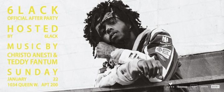 6LACK Official Afterparty - January 22nd - Apt200
