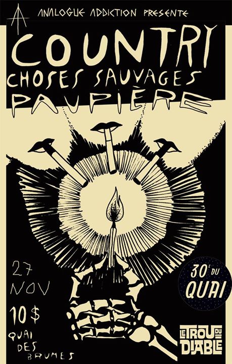 AA's COUNTRY + CHOSES SAUVAGES + PAUPIÈRE