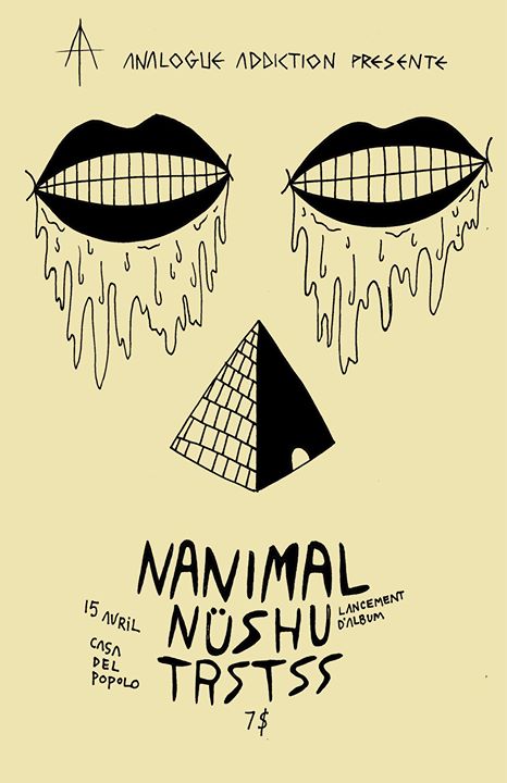 AA's NANIMAL † NÜSHU (Lancement d'album) † TRSTSS