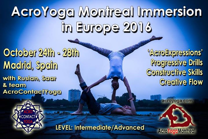 AcroYoga Montreal Immersion Postponed To A Later Date