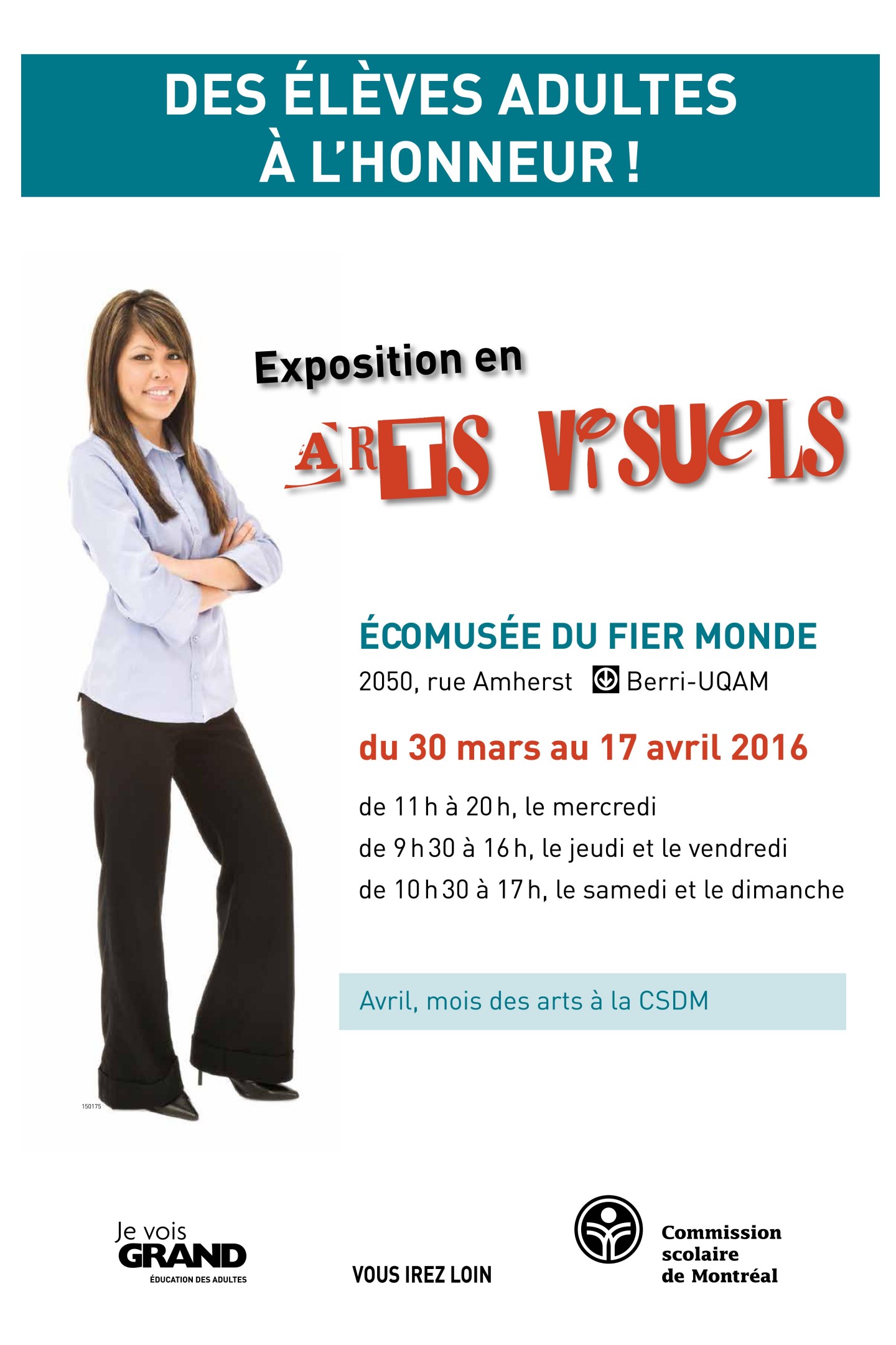 Adultes en formation de la CSDM – Exposition 2016