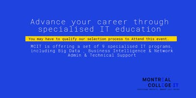 Advance your career through IT education : Montreal College IT