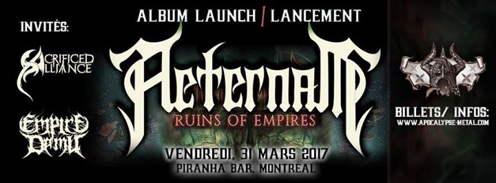 Aeternam - Lancement d'album - Montréal + invités