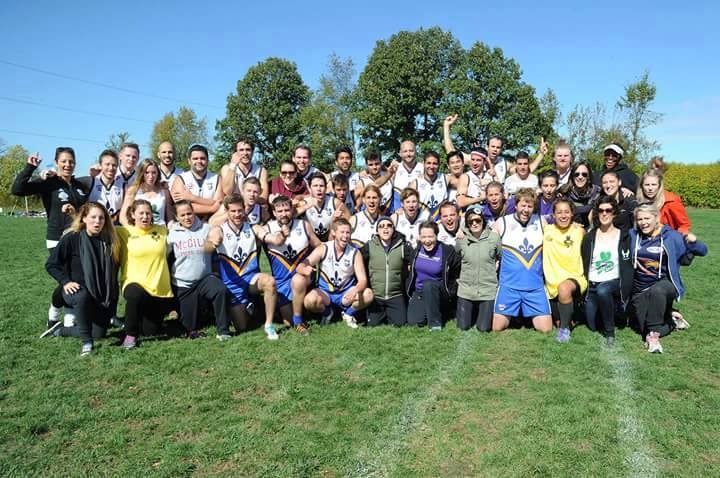 AFL Quebec's Footy is back Celebration