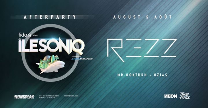 Afterparty îleSoniq : Rezz // Montréal