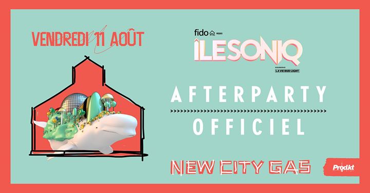 Afterparty Officiel de ÎleSoniq – Vendredi - 08.11.2017