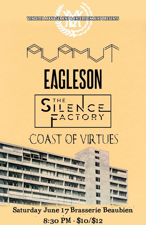 Alamut, The Silence Factory, Eagleson, Coast of Virtues