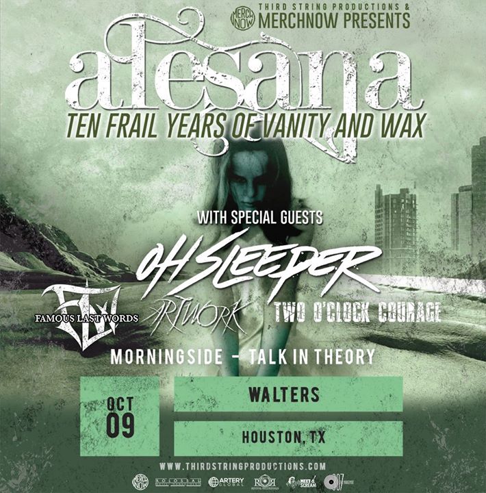 Alesana with Oh, Sleeper and more!
